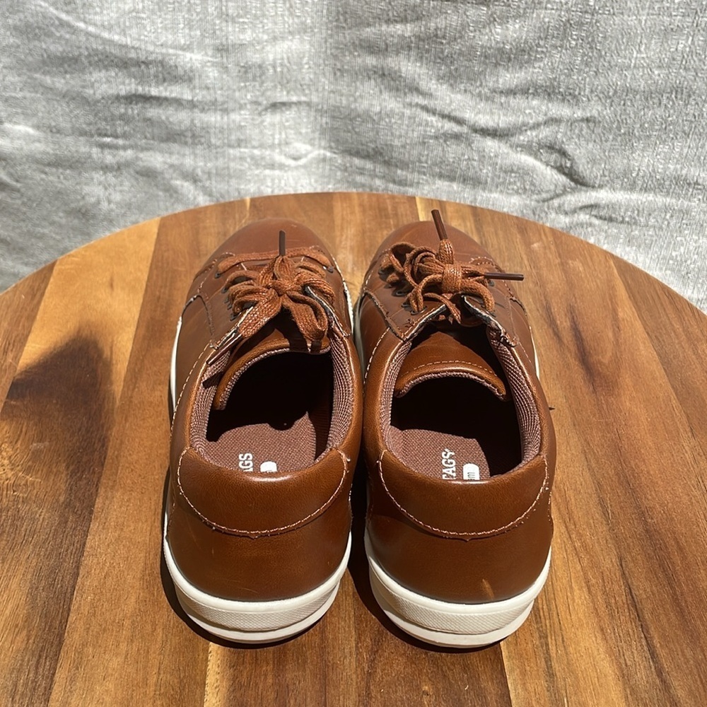 Deer Stags Kane Boys' Sneakers Dark Cream Tan Size 5 - Picture 5 of 9